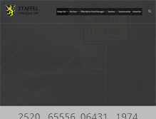 Tablet Screenshot of limburg-staffel.de